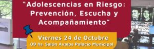 Conversatorio sobre suicidio: “Adolescencias en Riesgo: Prevención, Escucha y Acompañamiento”